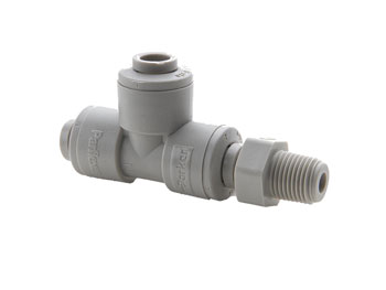 Male Run Tee Swivel - Push-to-Connect Water & Beverage Fitting TrueSeal MRS