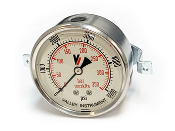 0440FXB400 Valley Industries - 40 series - Panel Mount - Liquid Filled - Connection